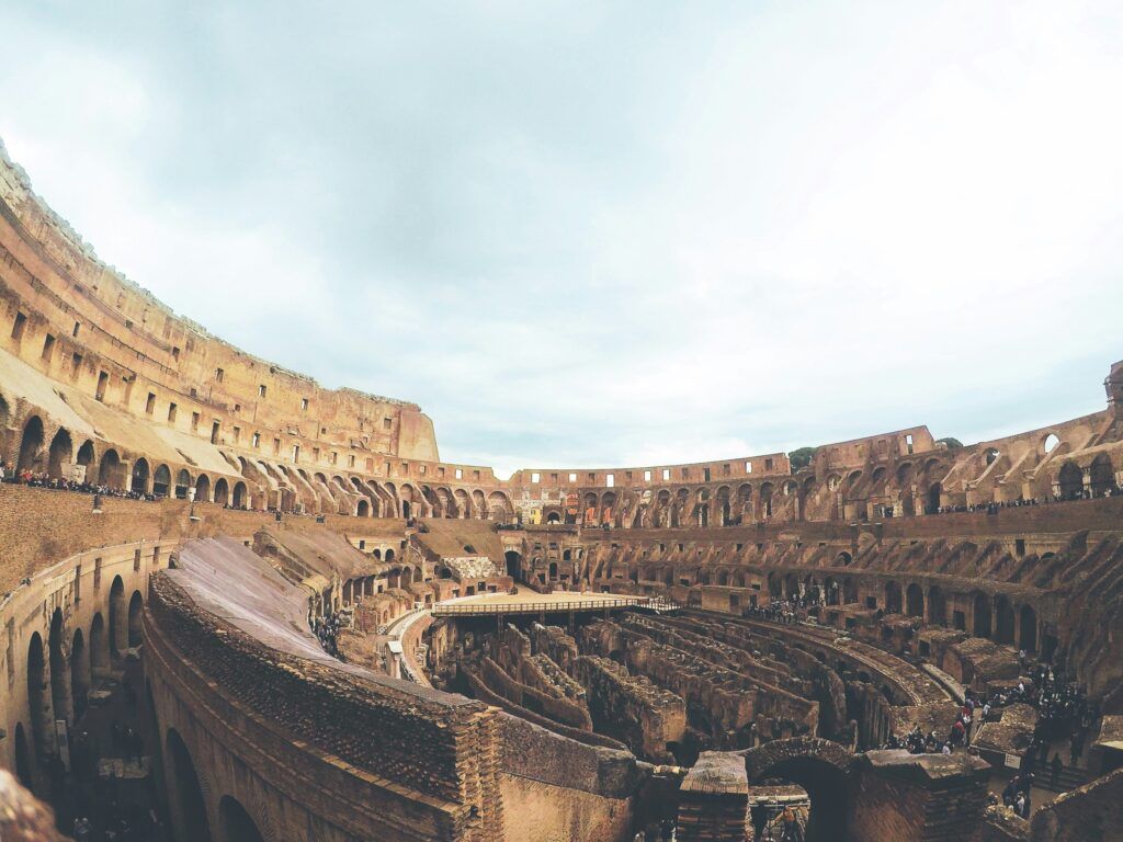 Imagen del coliseo romano como metáfora del poder político en Chile